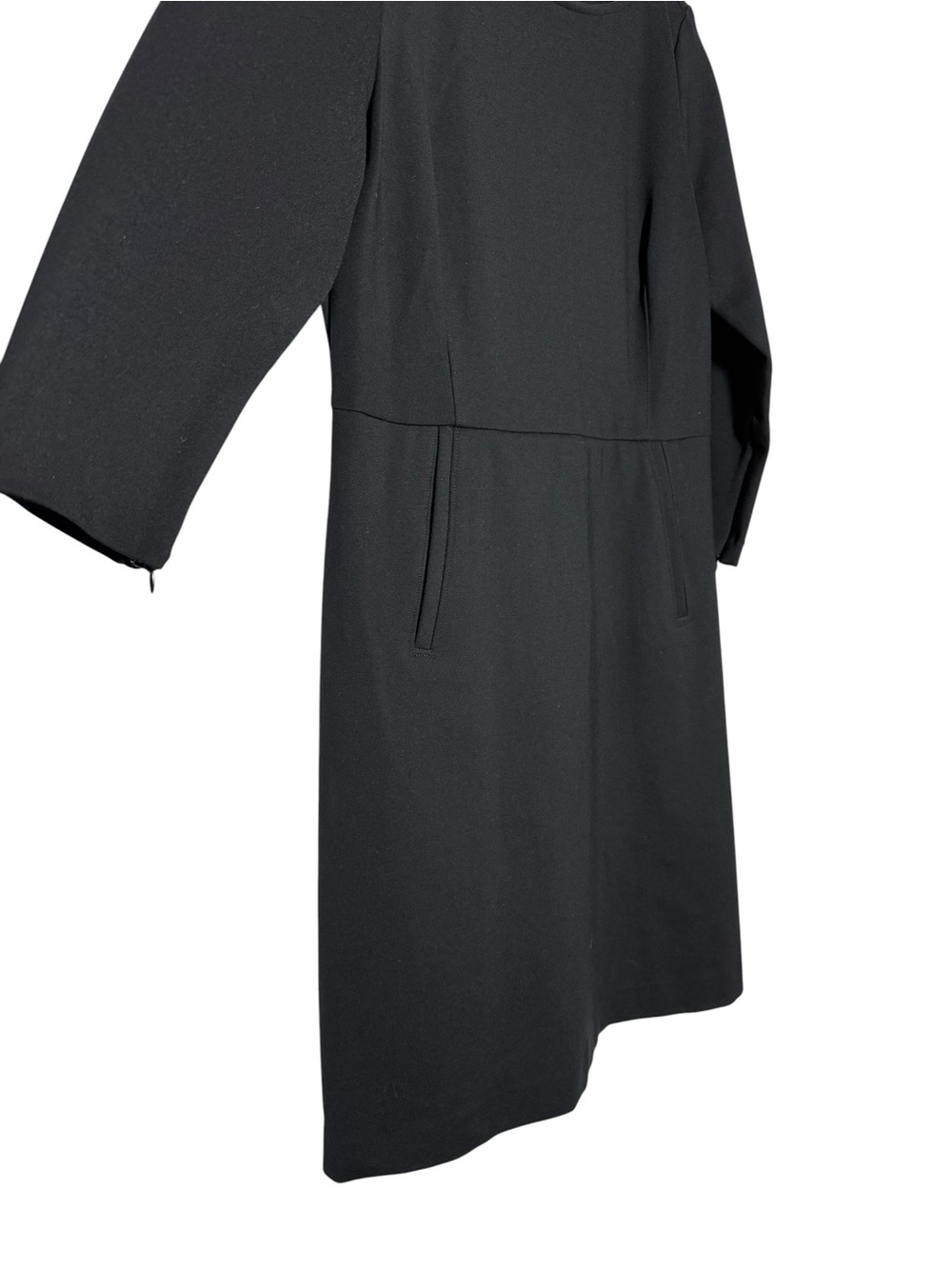 Spanx The Perfect Ponte A-Line Dress in Black Size Large - Picture 7 of 11